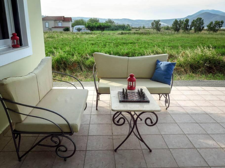 Villa Rania: Ευάερη Βίλα Με Θέα Τη Θάλασσα リクスリオン エクステリア 写真